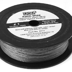 Tavelvajer Kwik, plastad #1 0,58mm/6kg