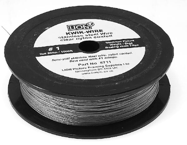 Tavelvajer Kwik, plastad #1 0,58mm/6kg