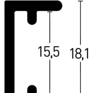 Alternative view of Profil 223 Silver blank