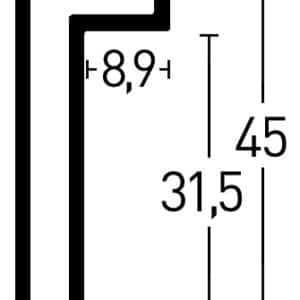Alternative view of Profil 224 Silver blank